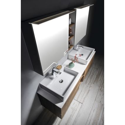 Isvea - Lavabo da appoggio PURITY 50x42 cm ceramica/bianco