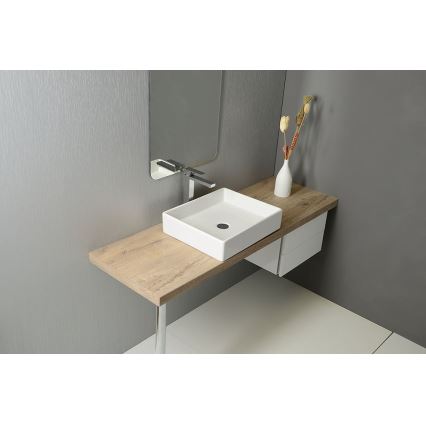 Isvea - Lavabo da appoggio PURITY 50x42 cm ceramica/bianco