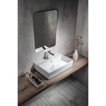 Isvea - Lavabo da appoggio PURITY 60x42 cm ceramica/bianco