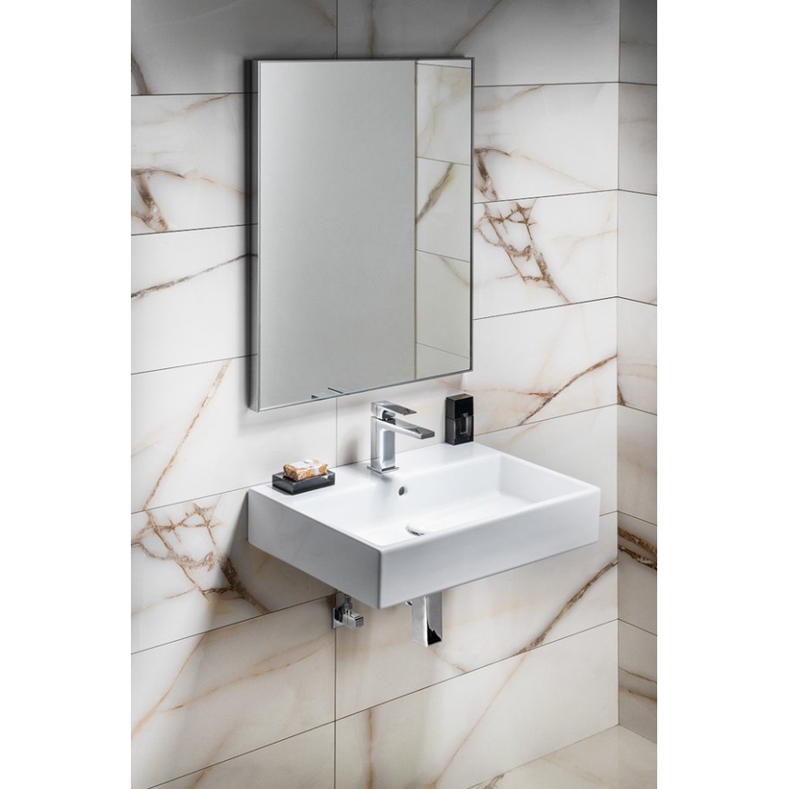 Isvea - Lavabo da appoggio PURITY 60x42 cm ceramica/bianco