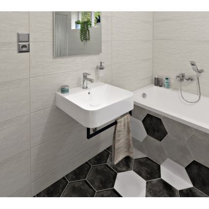 Isvea - Lavabo da appoggio/sospeso SOTT AQUA 60,5x50 cm in ceramica/bianco