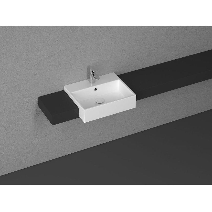 Isvea - Lavabo semi-incasso PURITY 50x42 cm ceramica/bianco