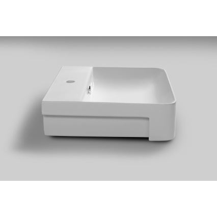 Isvea - Lavabo semiincasso SOTT AQUA 59x49 cm ceramica/bianco