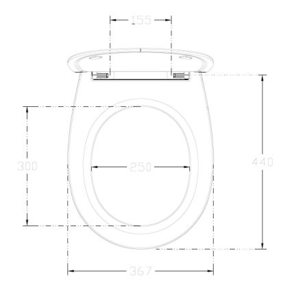 Isvea - Sedile WC SoftClose KAIRO bianco