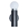 ITALUX - Applique murale MACERA 1xE27/40W/230V noire