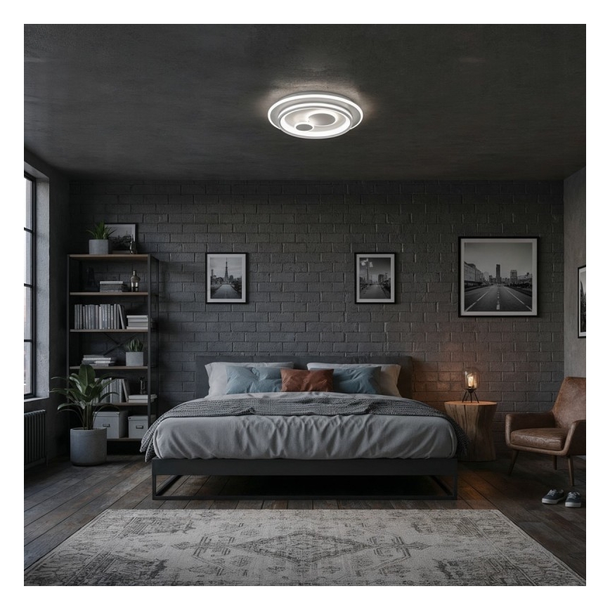 ITALUX - LED-dimmbare Deckenleuchte PARCO LED/55W/230V 3000-6500K Ø 50 cm weiß + Fernbedienung