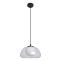 ITALUX - Lampada a sospensione su cavo AINALE 1xG9/7W/230V nero/trasparente