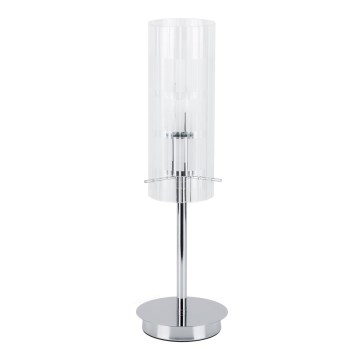 ITALUX - Lampada da tavolo MAX 1xE27/60W/230V cromo lucido/limpido