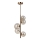 ITALUX - Lampadario a barra CANELLO 5xG9/5W/230V ottone
