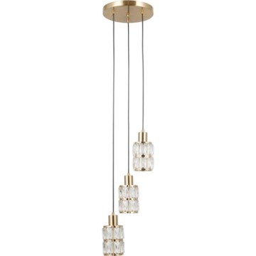 ITALUX - Lampadario a cavo ALMA 3xE27/40W/230V, finitura oro