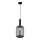 ITALUX - Lampadario a cavo ANTIOLA 1xE27/40W/230V diam. 20 cm nero