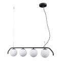 ITALUX - Lampadario a sospensione con filo CARIMI 4xG9/5W/230V nero