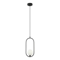 ITALUX - Lampadario a sospensione con filo LUPUS 1xG9/25W/230V nero