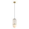 ITALUX - Lampadario a sospensione con filo MATTY 1xE27/40W/230V 100 cm oro