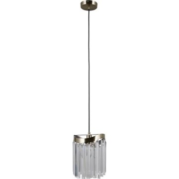 ITALUX - Lampadario a sospensione con filo SABRIGA 1xE14/40W/230V cromo opaco