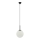 ITALUX - Lampadario a sospensione DEORE 1xE27/40W/230V diam. 25 cm nero