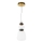 ITALUX - Lampadario LED a sospensione con cavo EVANS LED/12W/230V 3000K dorato/bianco