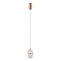 ITALUX - LED-Hängeleuchte ALANI an Kabel, 6W, 230V, 3000K, goldfarben