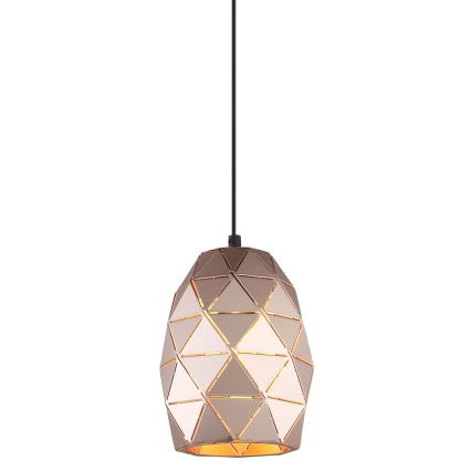 ITALUX - Hängeleuchte an Schnur HARLEY 1xE27/40W/230V Roségold