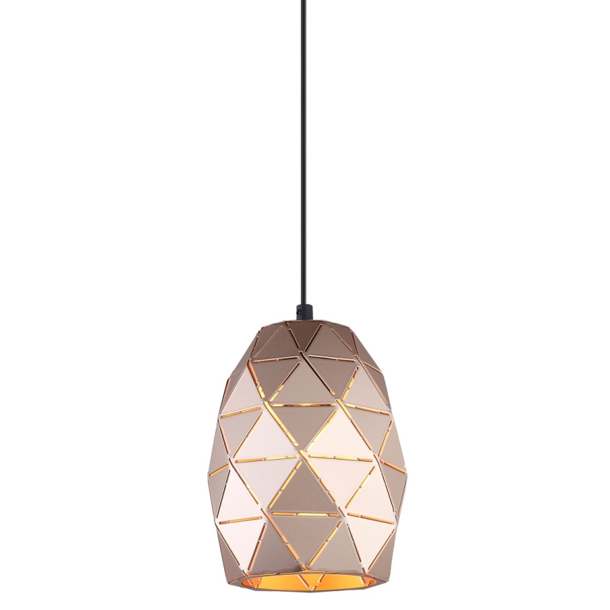 ITALUX - Hängeleuchte an Schnur HARLEY 1xE27/40W/230V Roségold