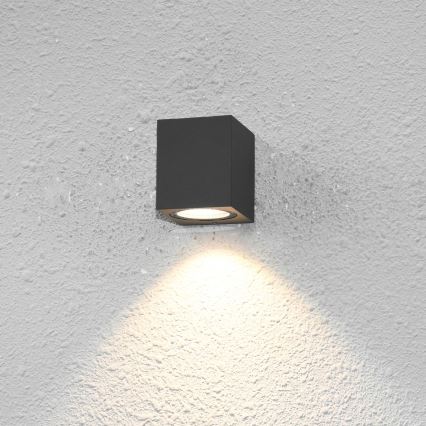 ITALUX - Lampada da parete esterna GENTA 1xGU10/40W/230V IP54 8 cm