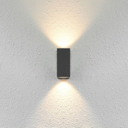 ITALUX - Außenwandleuchte GENTA 2xGU10/40W/230V IP54 15 cm