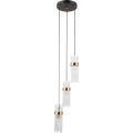 ITALUX - Pendelleuchte an Kabel TARASO 3xE14/40W/230V schwarz/gold