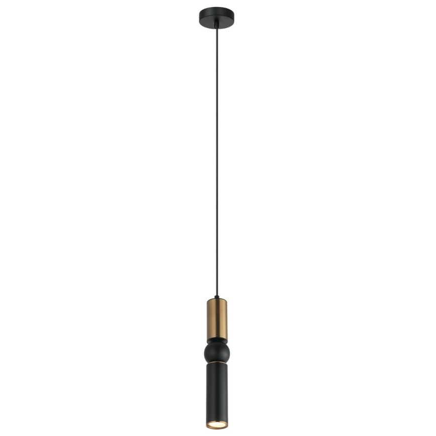 ITALUX - Lampadario a sospensione con filo ISIDORA 1xGU10/25W/230V nero/bronzo