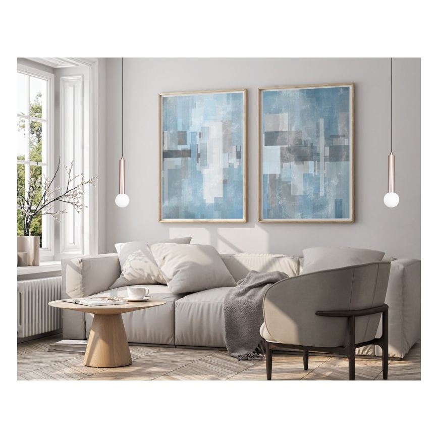 ITALUX - Lampadario su cavo FILANO 1xG9/5W/230V oro rosa