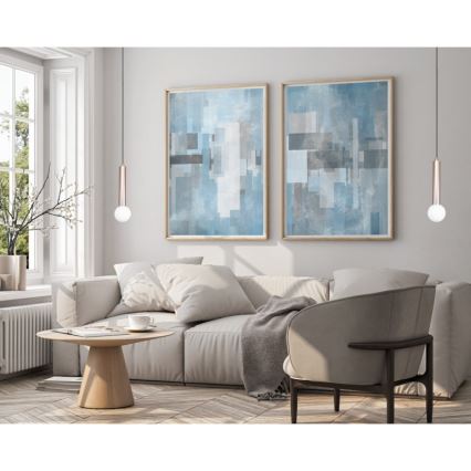 ITALUX - Pendelleuchte FILANO 1xG9/5W/230V Roségold