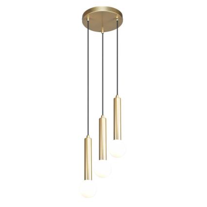 ITALUX - Lampadario a sospensione su cavo FILANO 3xG9/5W/230V dorato