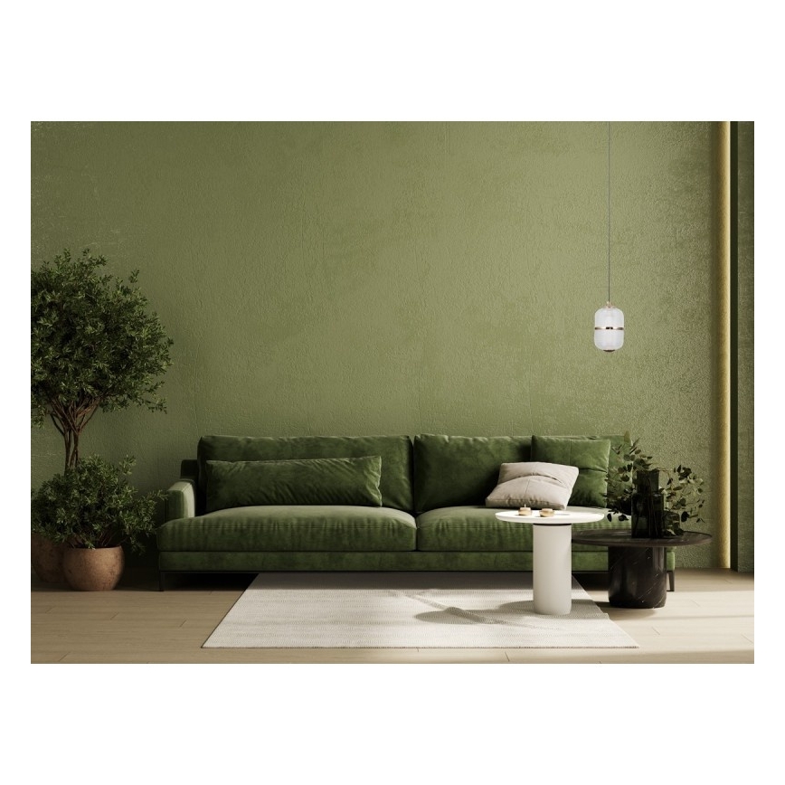 ITALUX - LED-Pendelleuchte ALANI mit Kabelaufhängung LED/6W/230V 3000K schwarz/gold