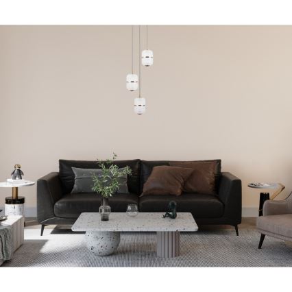 ITALUX - LED-Hängeleuchte ALANI an Kabel 3xLED/5W/230V 3000K goldfarben