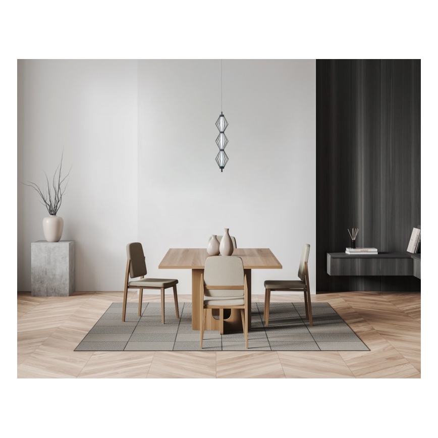 ITALUX - Lampadario a sospensione con cavo SEVILLA LED/15W/230V 3000K nero