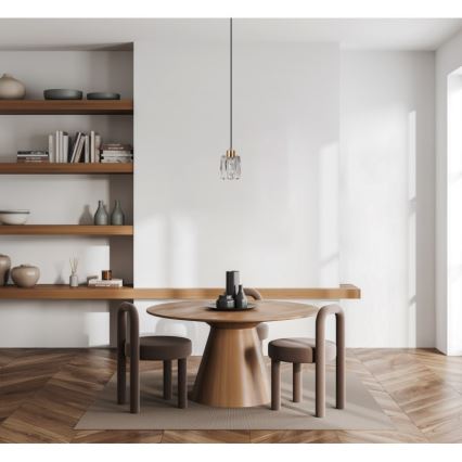 ITALUX - Lampada a sospensione TORNO 1xE14/40W/230V, dorata