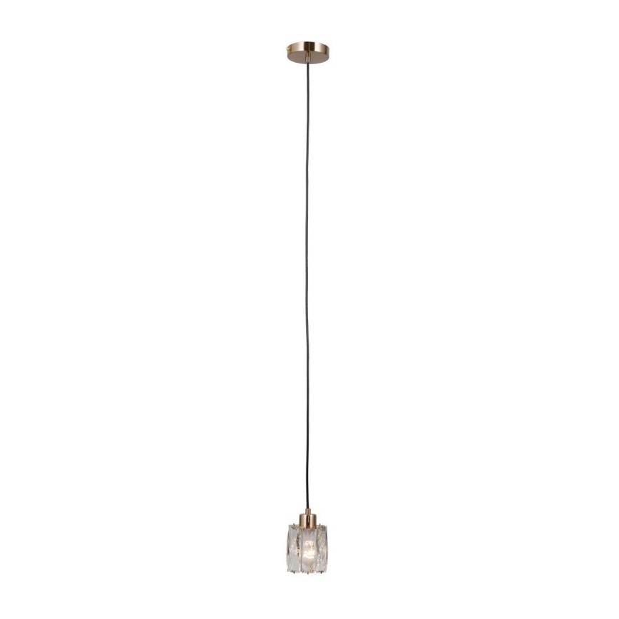 ITALUX - Suspension sur câble TORNO 1xE14/40W/230V dorée