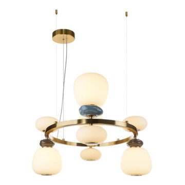ITALUX - Sospensione LED con cavo EVANS LED/33W/230V 3000K oro/blu/marrone