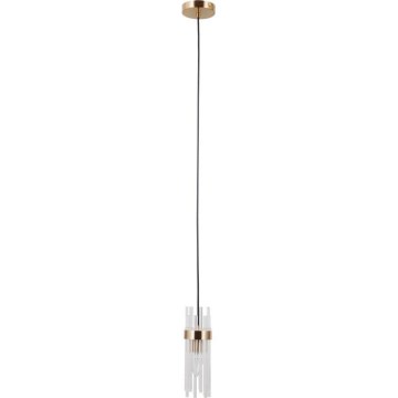 ITALUX - Suspension à câble TARASO 1xE14/40W/230V dorée