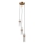 ITALUX - Suspension à câble TARASO 3xE14/40W/230V dorée