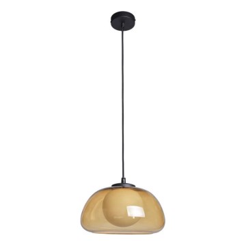 ITALUX - Suspension sur câble AINALE 1xG9/7W/230V noir/marron fumé