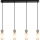 ITALUX - Suspension sur câble SANTOS 4xG9/40W/230V noir