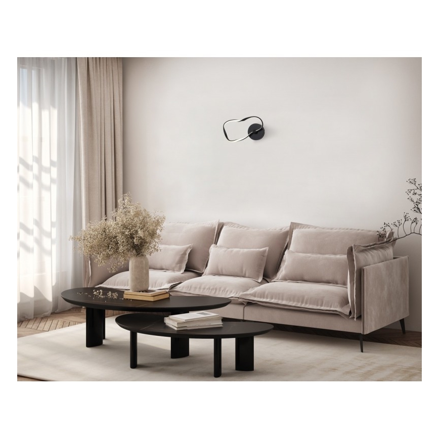 ITALUX - Lampada da parete LED AMAYA LED/20W/230V nera
