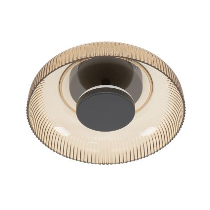 ITALUX - Plafonnier LED PASSO LED/8W/230V 3000K Ø 25 cm beige fumé