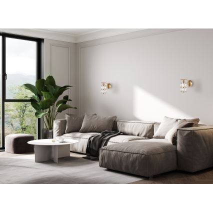 ITALUX - Applique murale ALMA 1xE27/40W/230V dorée