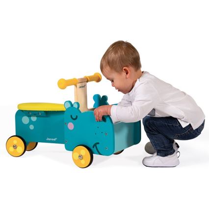 Janod - Bicicletta a spinta per bambini hippo
