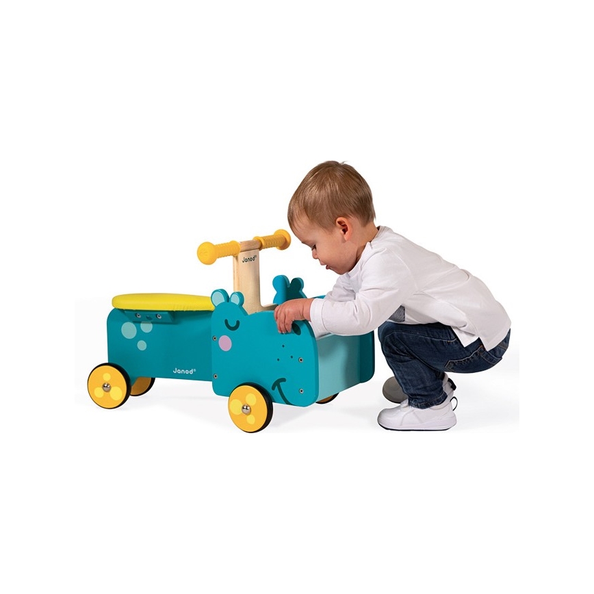 Janod - Bicicletta a spinta per bambini hippo