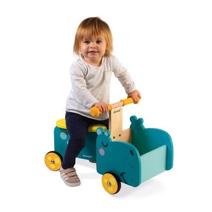 Janod - Bicicletta a spinta per bambini hippo