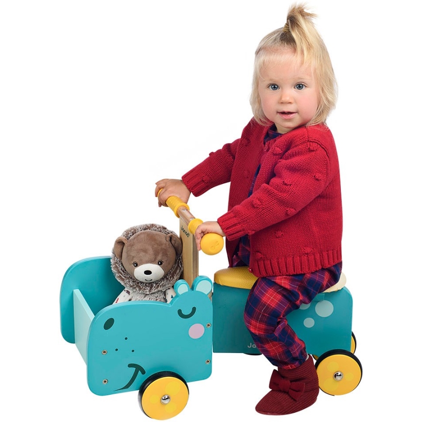 Janod - Bicicletta a spinta per bambini hippo