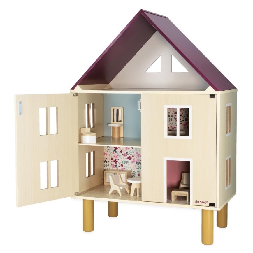 Janod - Casa delle bambole in legno TWIST
