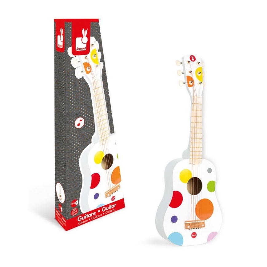 Janod - Chitarra per bambini CONFETTI 6 corde